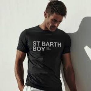 RON DORFF x PASHA SBH St Barth Boy  T-Shirt Navy (M3)